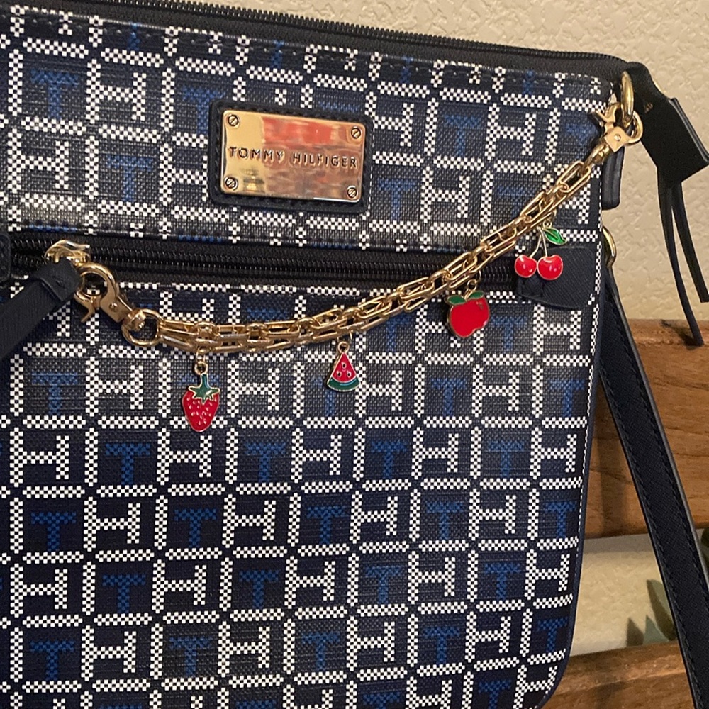 Purse/Bag Chain (Small) w/Strawberry, Watermelon, Apple & Charms NWOT 🍓🍉🍎🍒 - Picture 2 of 5